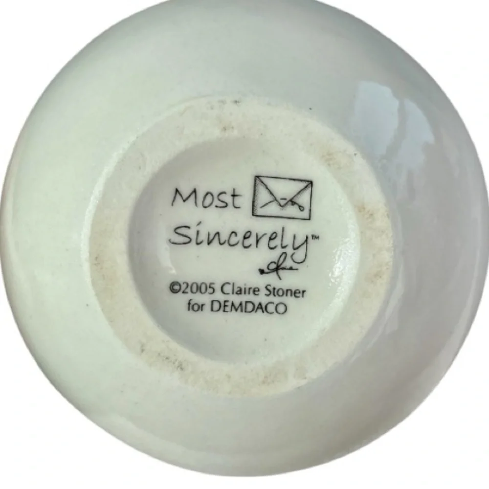 Demdaco “most sincerely “ best friends bud vase